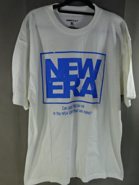 [4 fighters hand signed autograph WRESTLE-1 NEW ERA T-SHIRT(1)