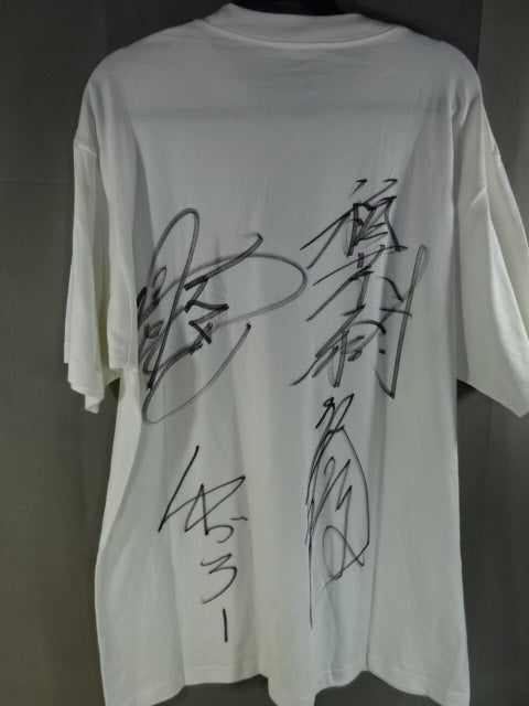 [4 fighters hand signed autograph WRESTLE-1 NEW ERA T-SHIRT(1)