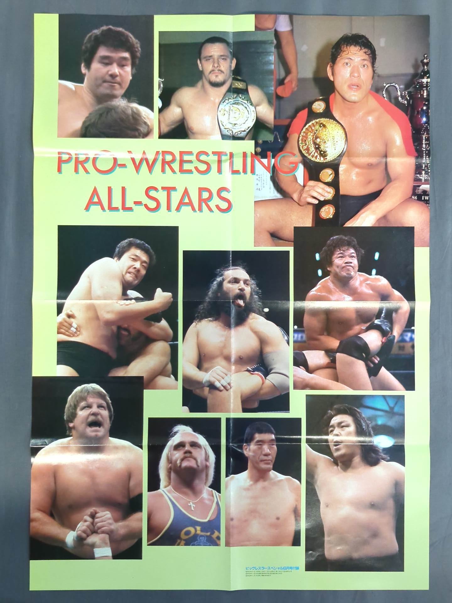 PRO-Wrestling ALL-STARS Magazine Appendix Poster