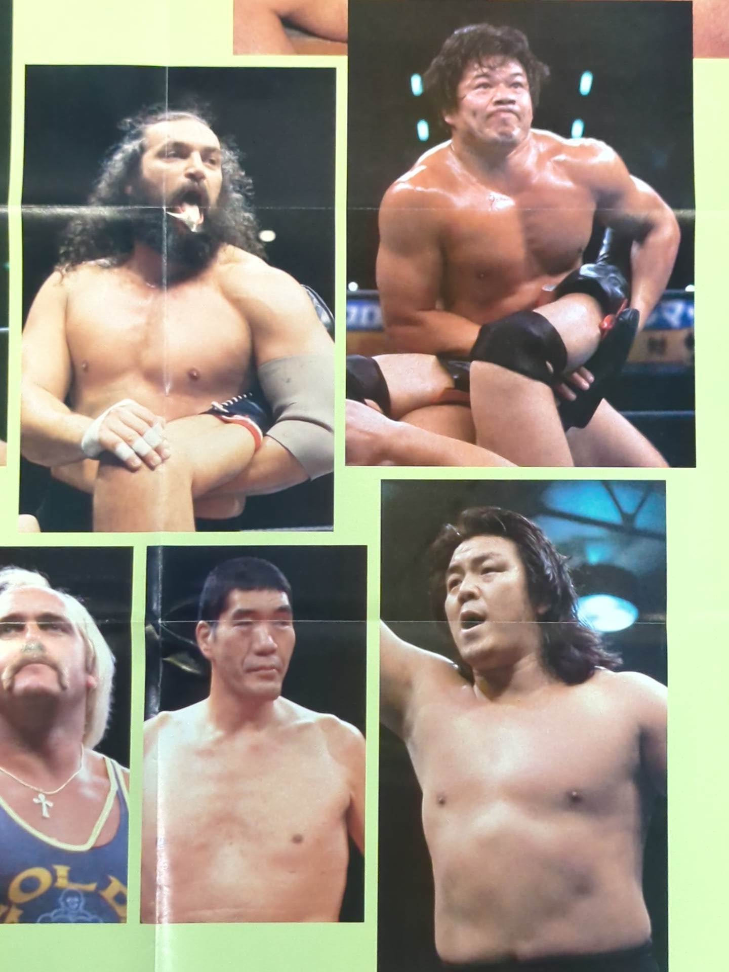 PRO-WRESTLING ALL-STARS 雑誌付録ポスター