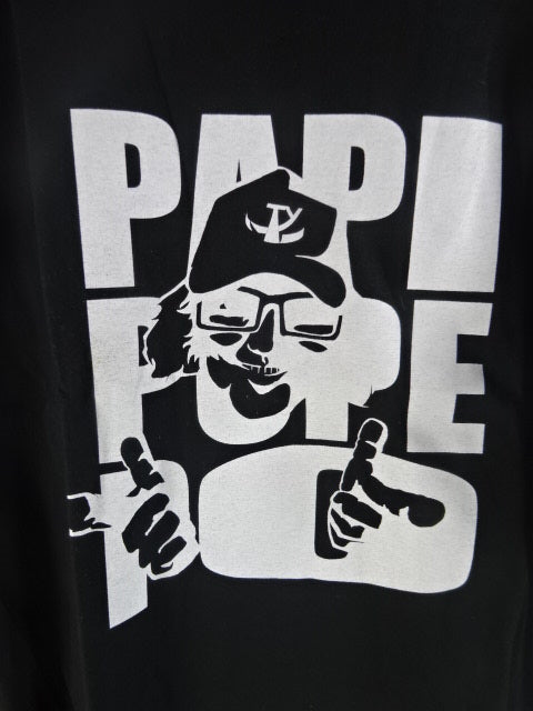 Tarzan Yamamoto Papipupepo Kawayanagi T-shirt (1) (Black)