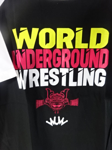 WORLD UNDERGROUND Wrestling Official Raglan T-shirt
