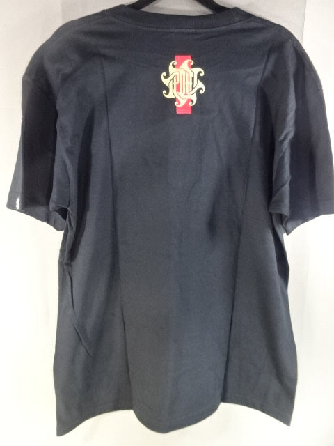 Minoru Suzuki RED LINE Oatmeal T-shirt (1) (Black)