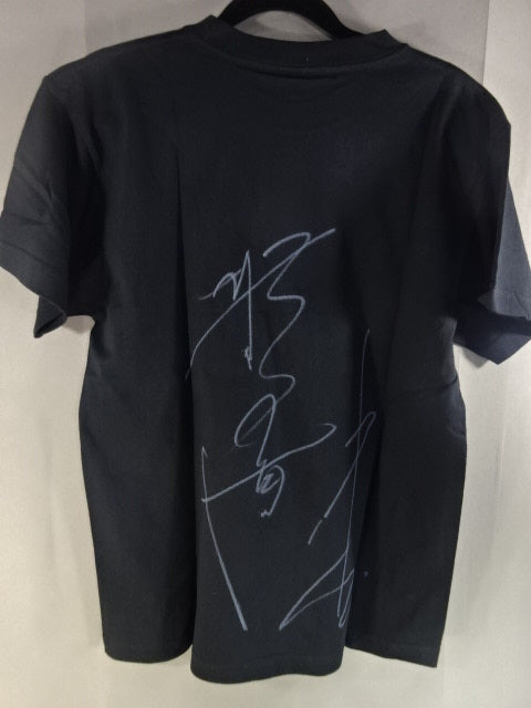 【hand signed autograph】 Atsushi Onita JADO T-shirt (1) (Black)