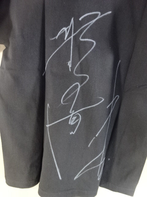 【hand signed autograph】 Atsushi Onita JADO T-shirt (1) (Black)