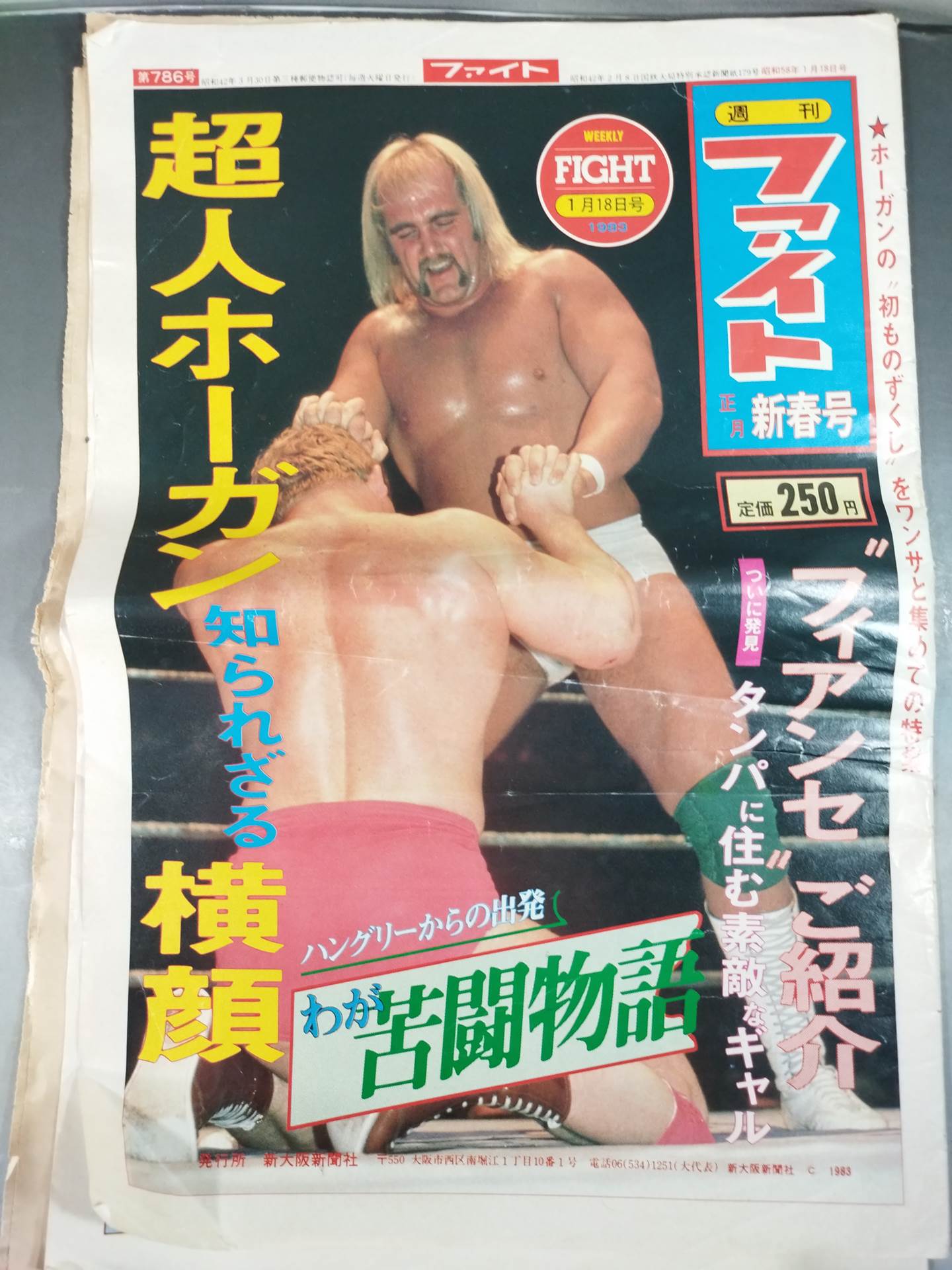 Weekly Fight 786 ★1 Whole Book Hulk Hogan ★