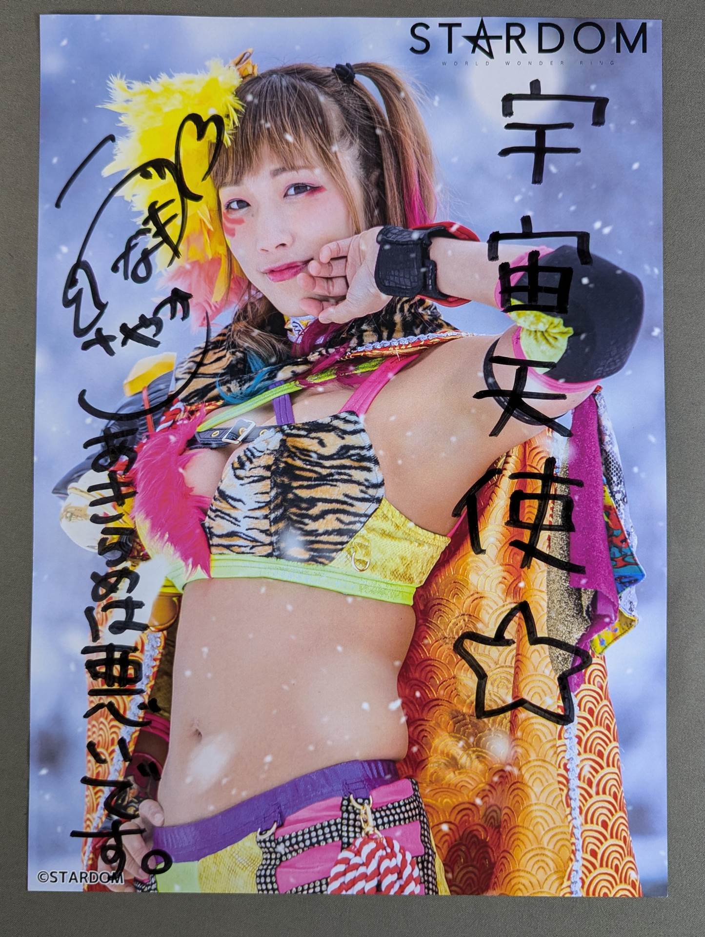ウナギ・サヤカ 直筆サイン入り ポートレート③ – 闘道館