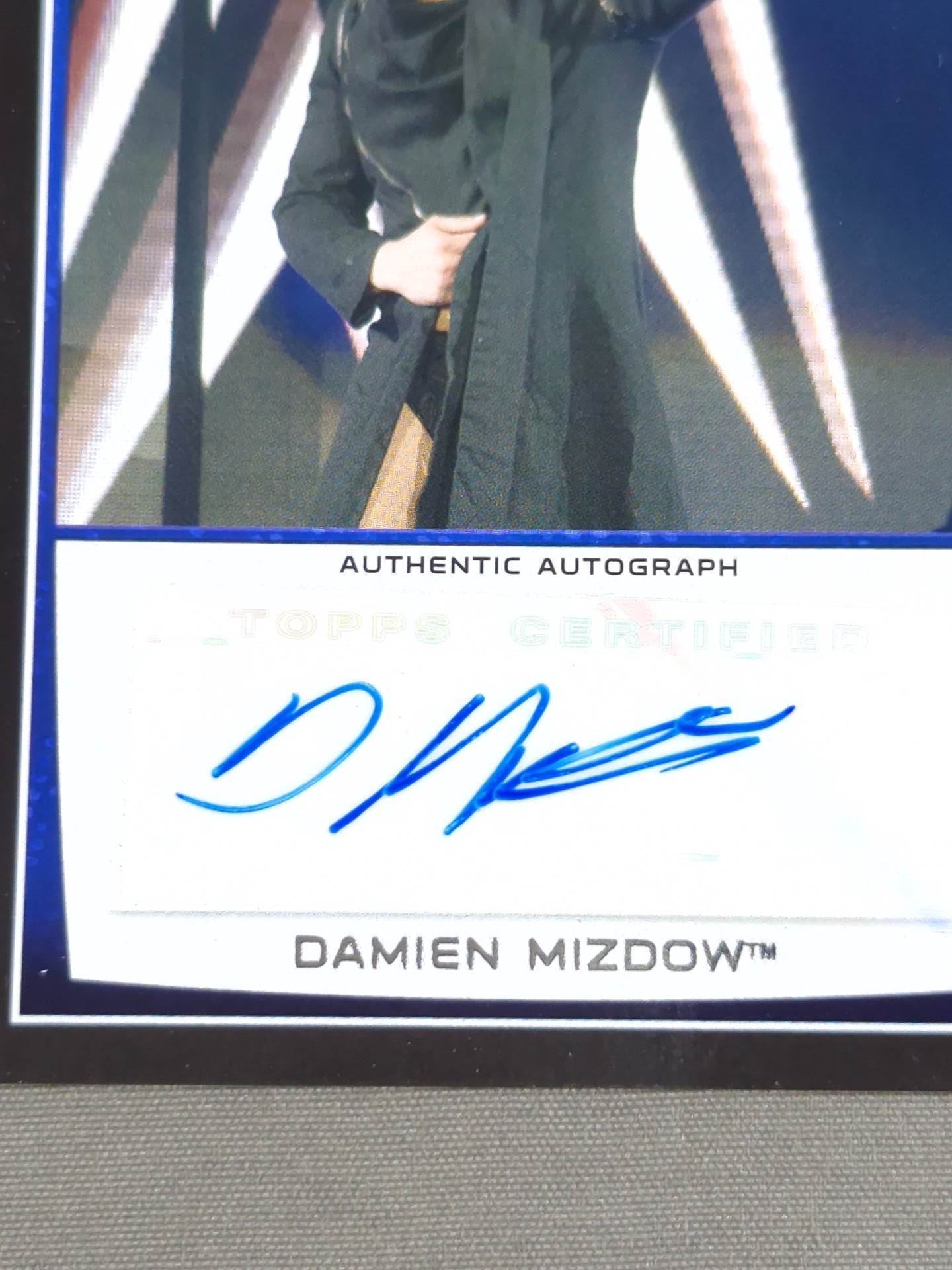 2015 Topps Damien Mizudou Official Autographed Card