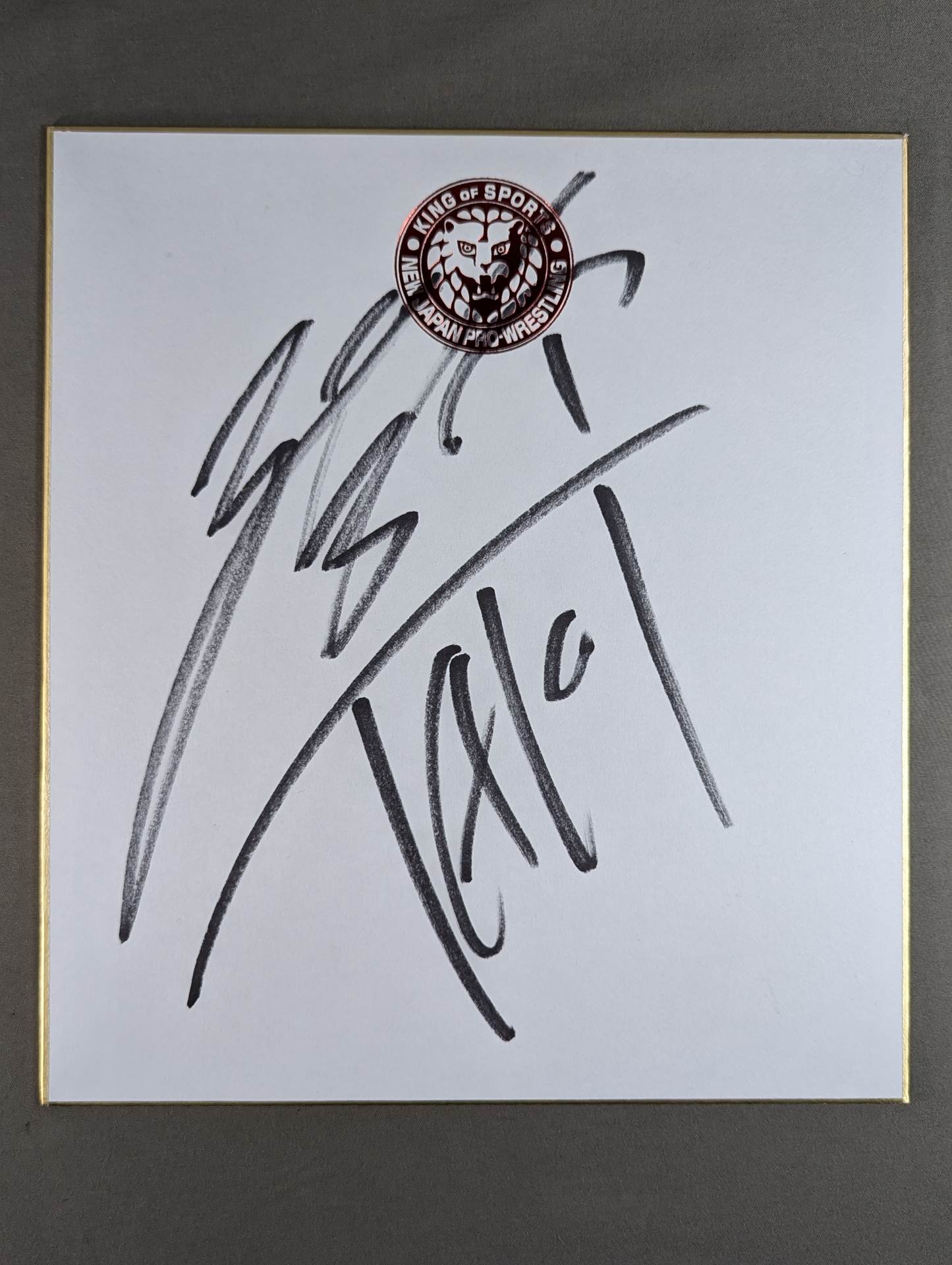 Taichi (Lion Mark ) Shikishi ( Autograph board ) )