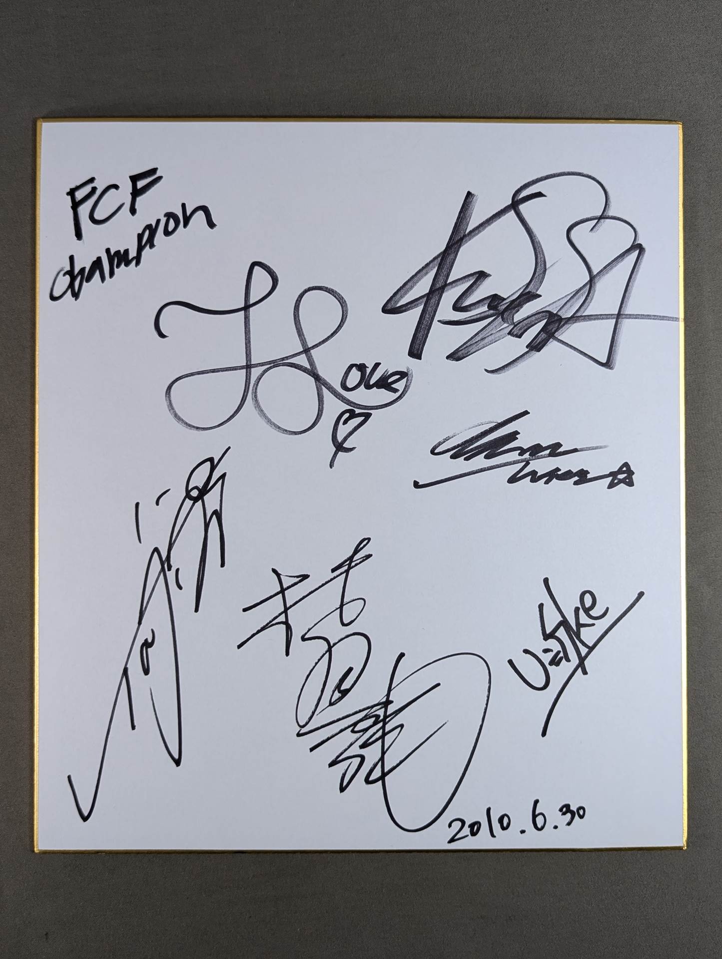 SMASH 6 fighters autograph