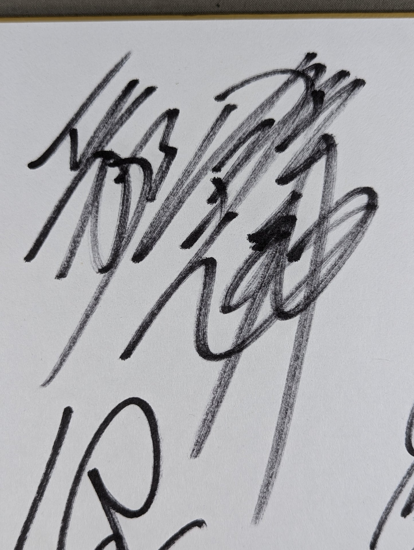 大日本プロレス 4選手寄せ書き