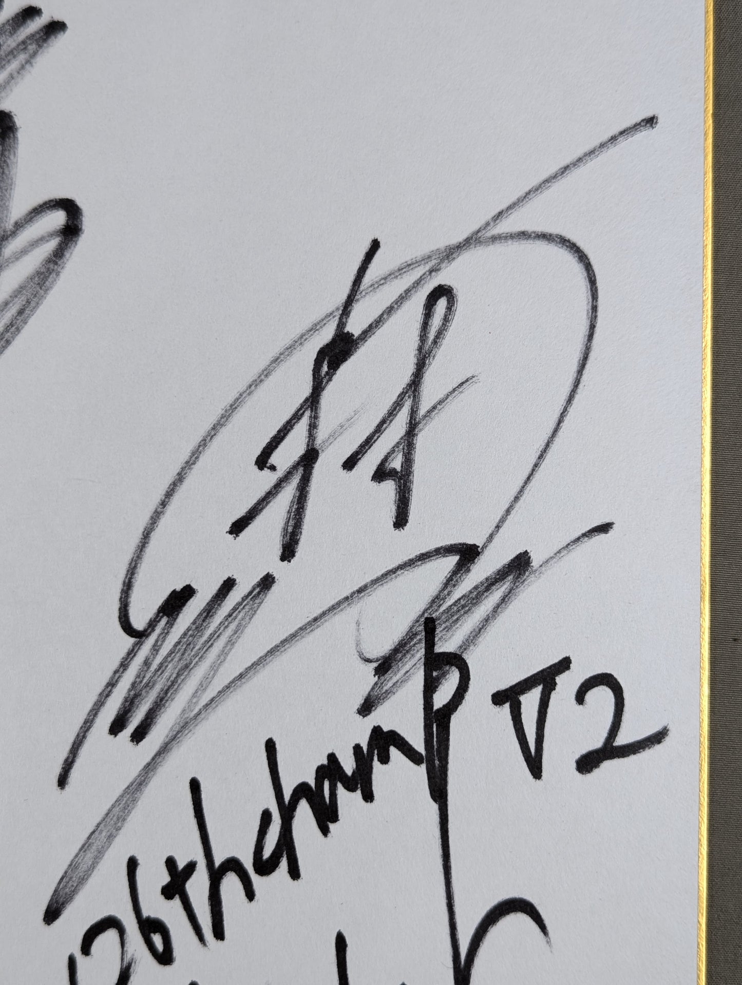大日本プロレス 4選手寄せ書き