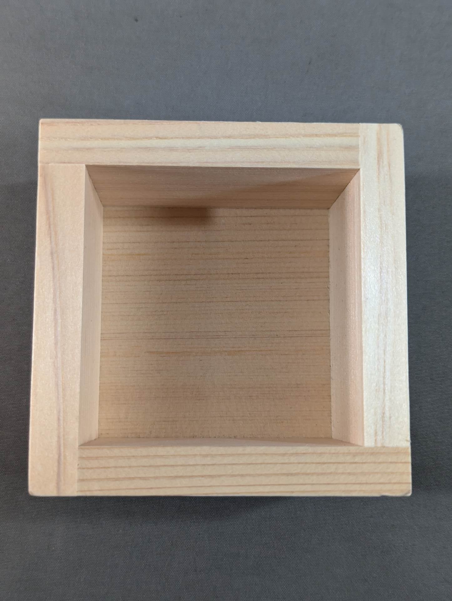★RIZIN.33★ MASU (square wooden cup)