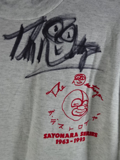 【hand signed autograph】 THE DESTROYER SAYONARA SERIES 1963-1993 T-SHIRT