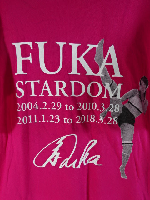 風香 FUKA STARDOM ピクチャー Tシャツ①(ピンク)