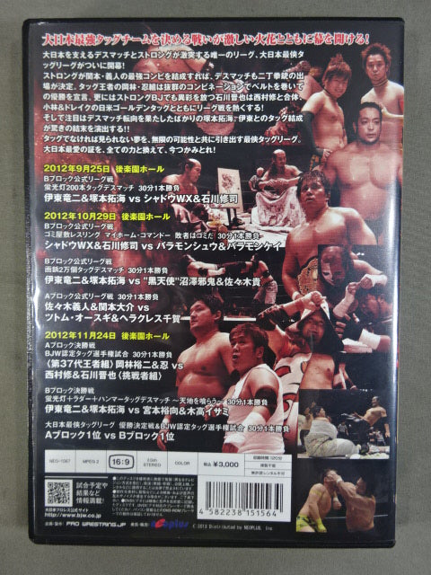 Big Japan Pro Wrestling  Super Fierce Fighting Special Super Mighty War TAG