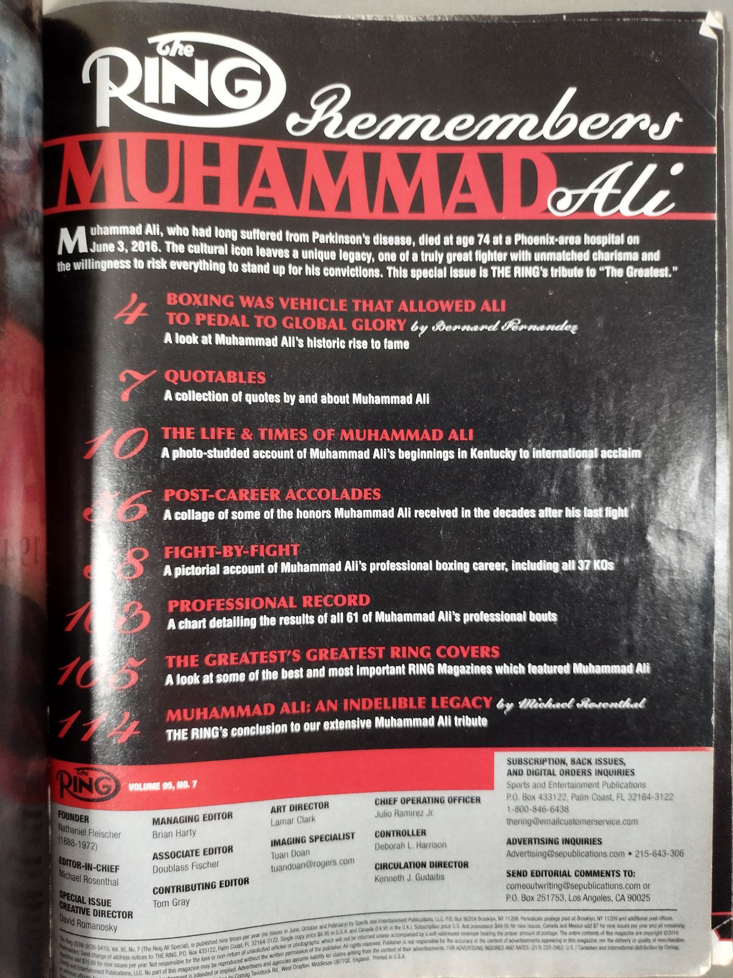 The RING(海外) remembers Muhammad Ali