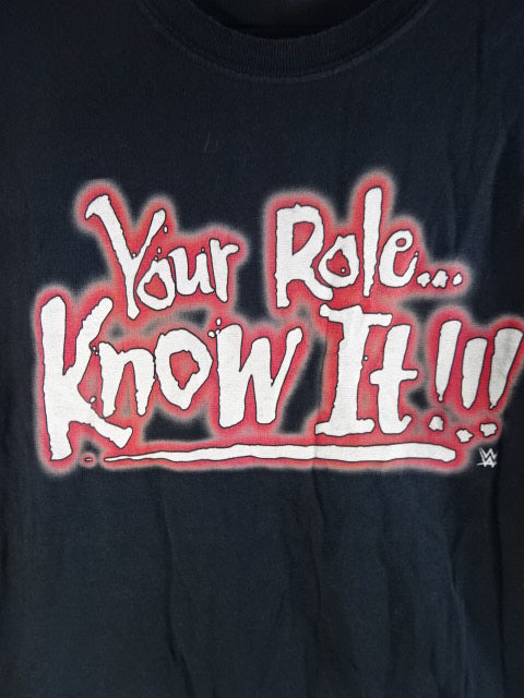 The Rock Your Role... Know It!!! T-shirt (1) (WWE / Gray)