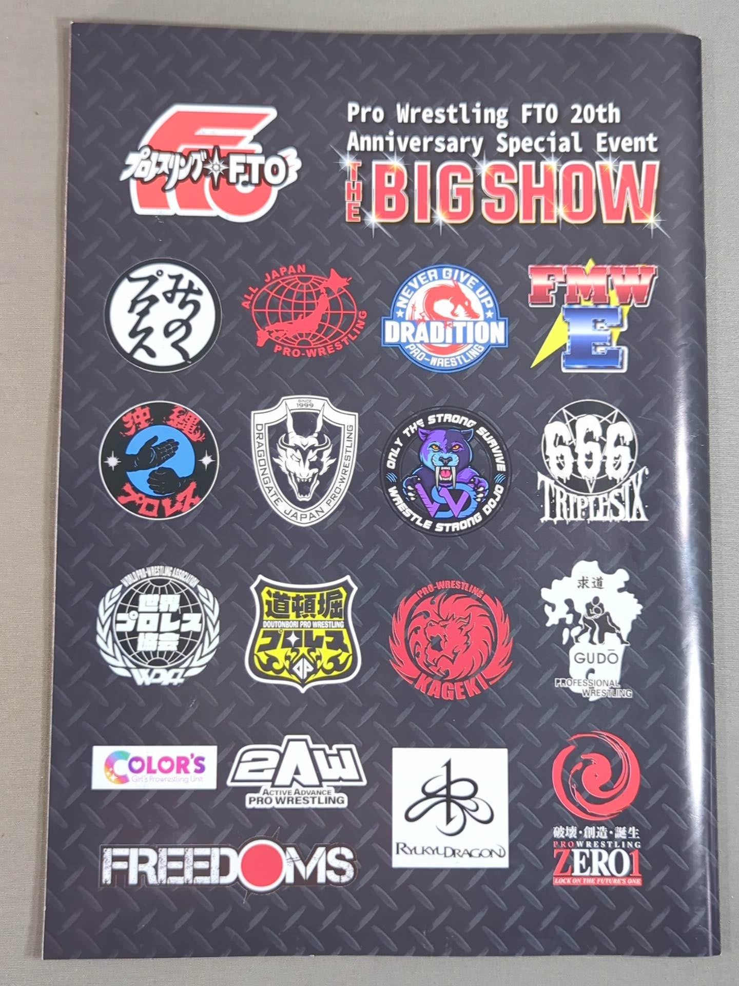 Pro-wrestling FTO 20th Anniversary "THE BIG SHOW"