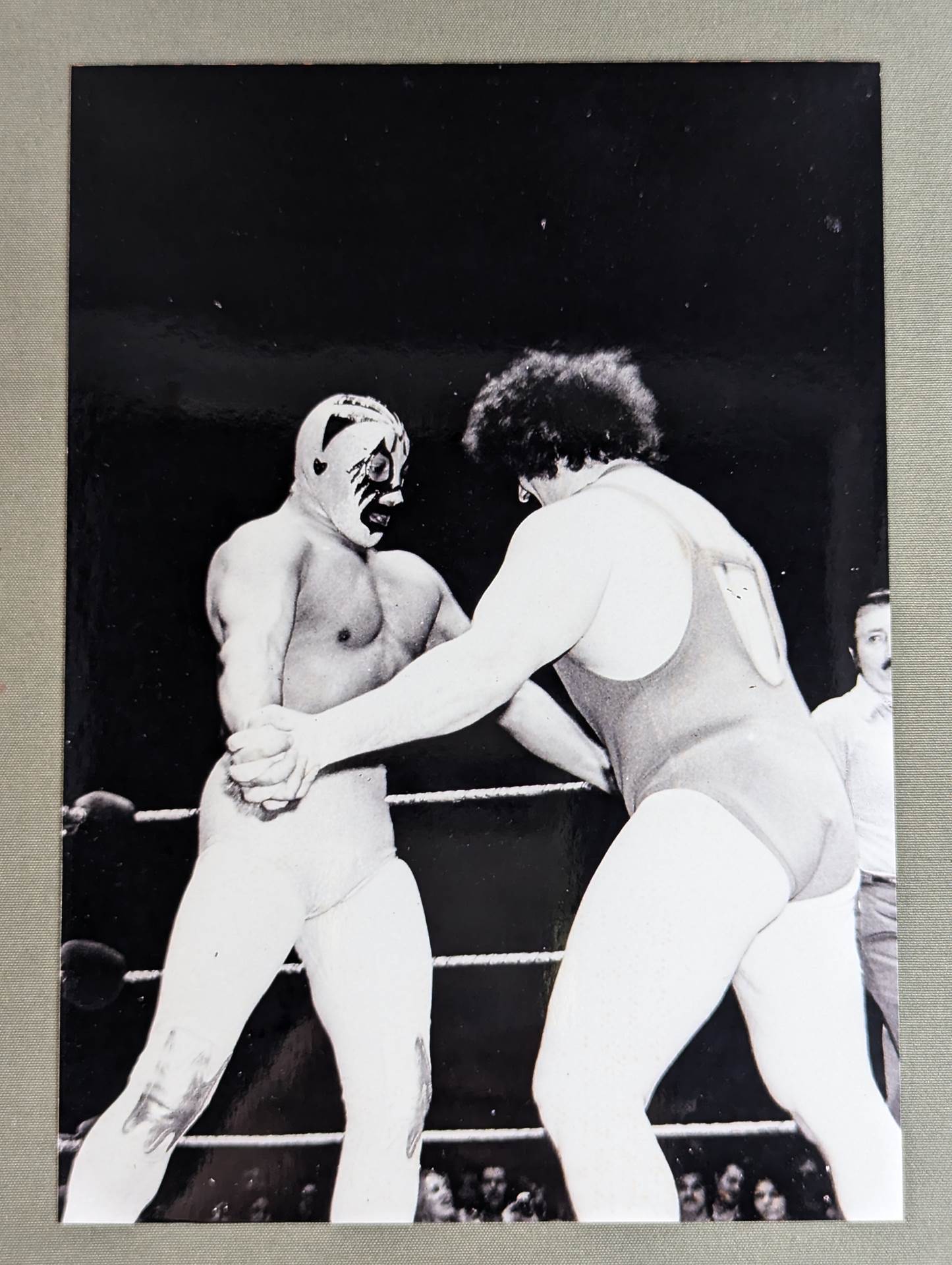 Mil Mascaras Black and White Trial Photo (A-1)