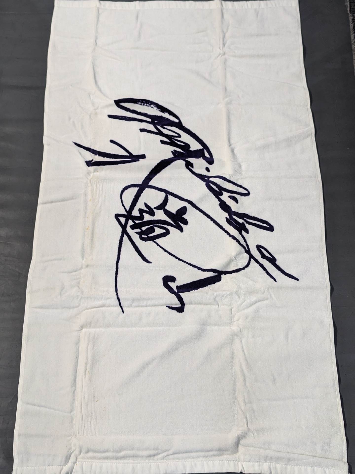 力道山「プリントサイン」バスタオル