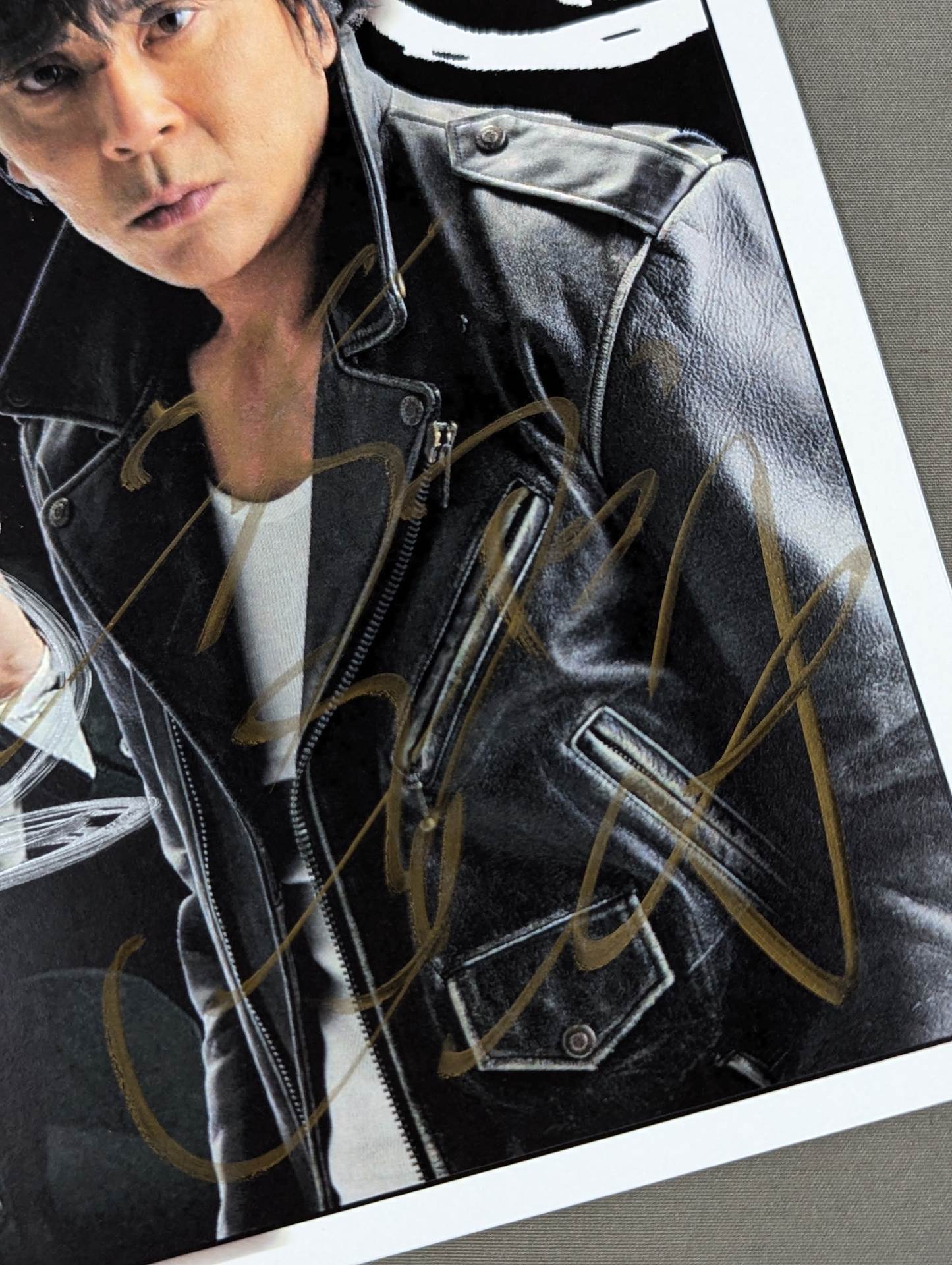 Atsushi Onita  & Kazuo Yamazaki & Kero Tanaka hand signed autograph Pro-Photo