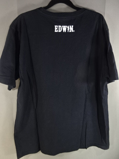 棚橋弘至×EDWIN コラボ Tシャツ①(ブラック)
