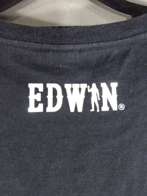 棚橋弘至×EDWIN コラボ Tシャツ①(ブラック)
