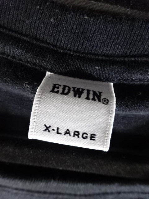 棚橋弘至×EDWIN コラボ Tシャツ①(ブラック)