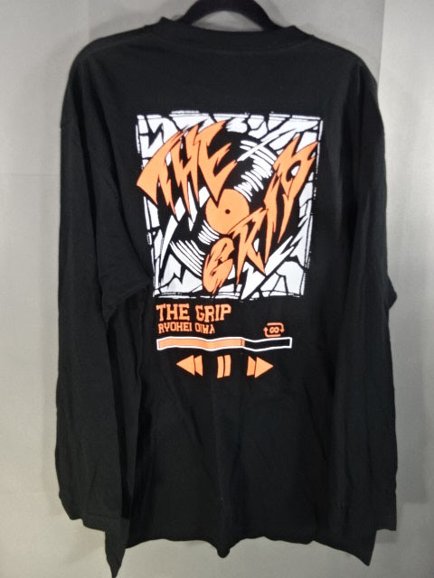 大岩陵平 ロングスリーブTシャツ①(ブラック)
