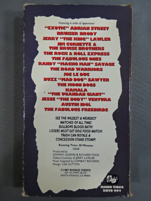 Rock 'N Roll WRESTLING Music Television SPECIAL EDITION