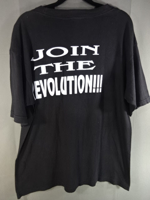 ECW ロゴ Tシャツ③(ブラック)
