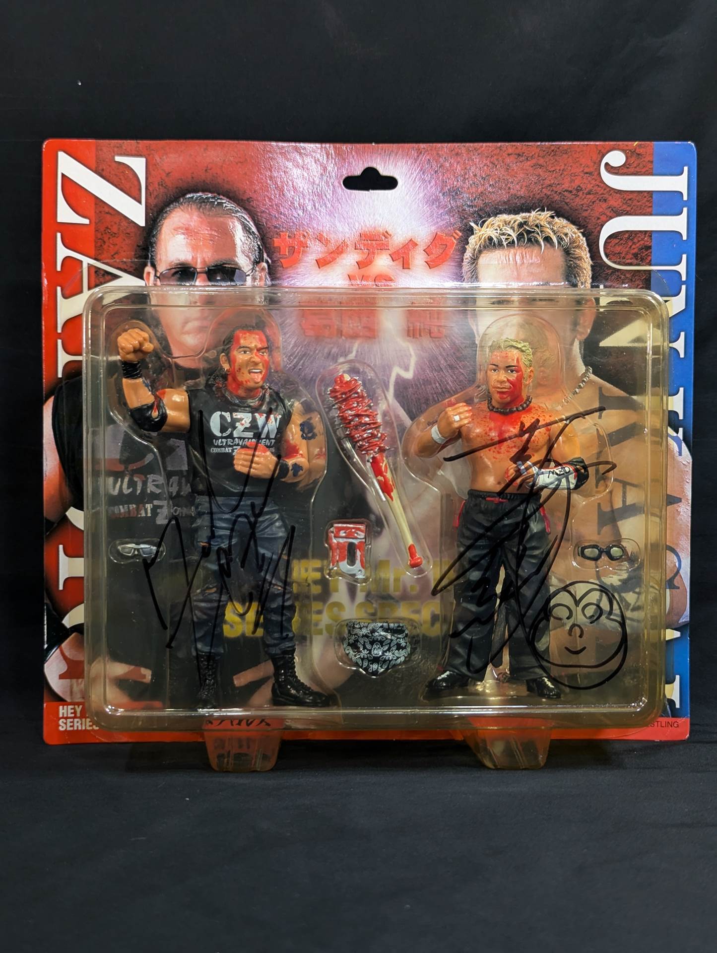 ◇大日本プロレス◇　「葛西純VSザンディグ」　フィギュア　2体セット Amazon | 葛西純 vs ザンディグ フィギュア 大日本プロレス 凶器