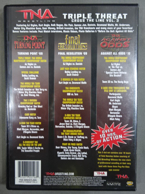 TNA TRIPLE THREAT CROSS THE LINE VOL.3