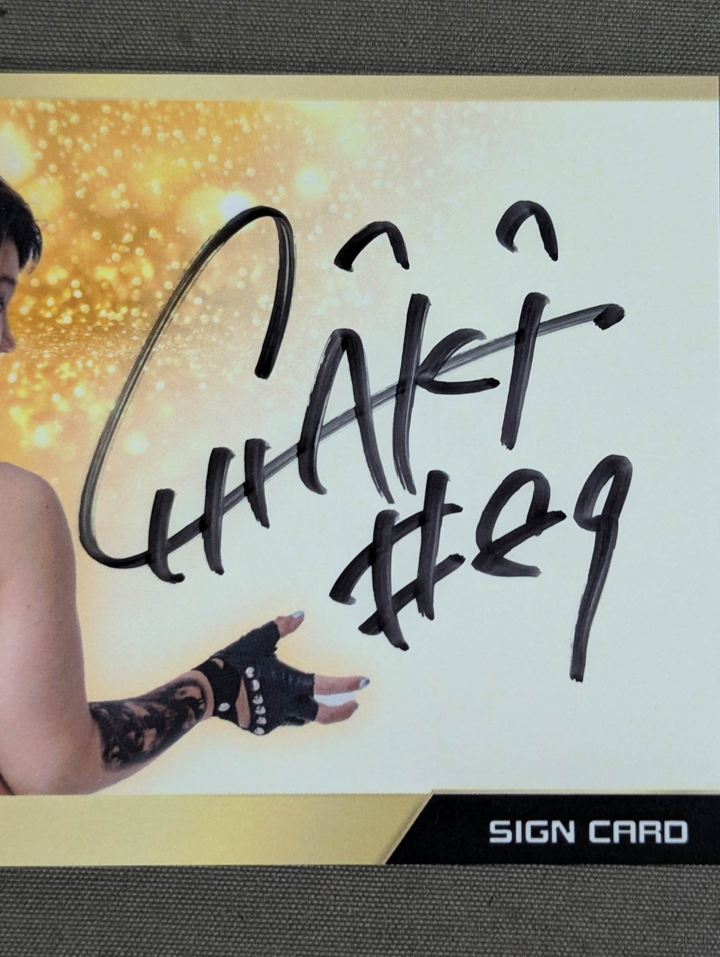 2025 MARIGOLD CARD COLLECTION CHIAKI official autographed card