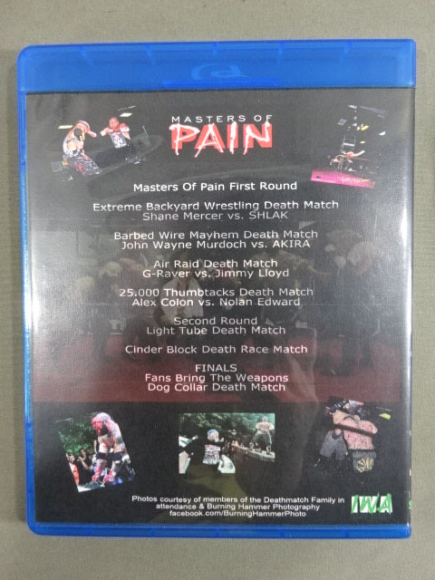 IWA EAST COAST MASTERS OF PAIN 2021