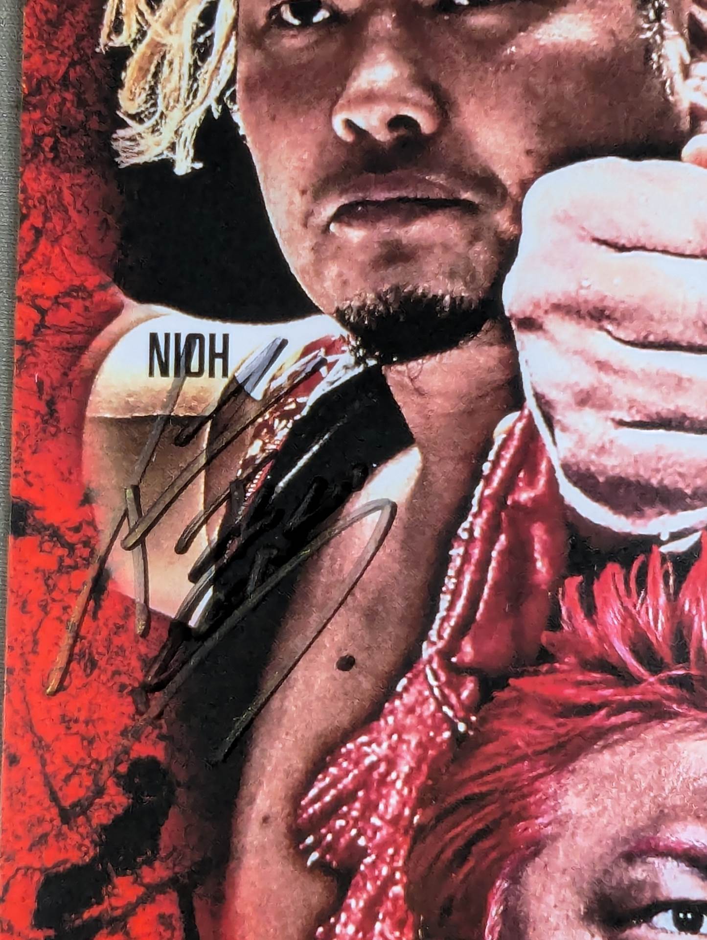 [7 fighters hand signed autograph 】King Kong Pro-Photo (A-3)