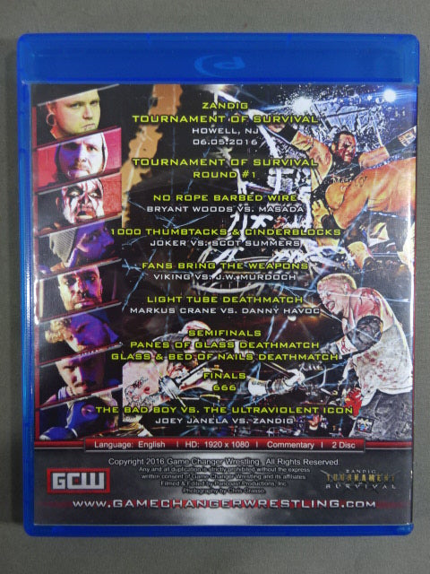 GCW ZANDIG TOURNAMENT OF SURVIVAL ★THE HISTORY ULTRAVIOLENT RETURN★