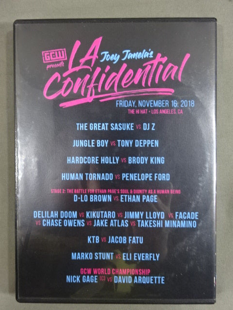 GCW JOEY JANELA’S LA Confidential 2018