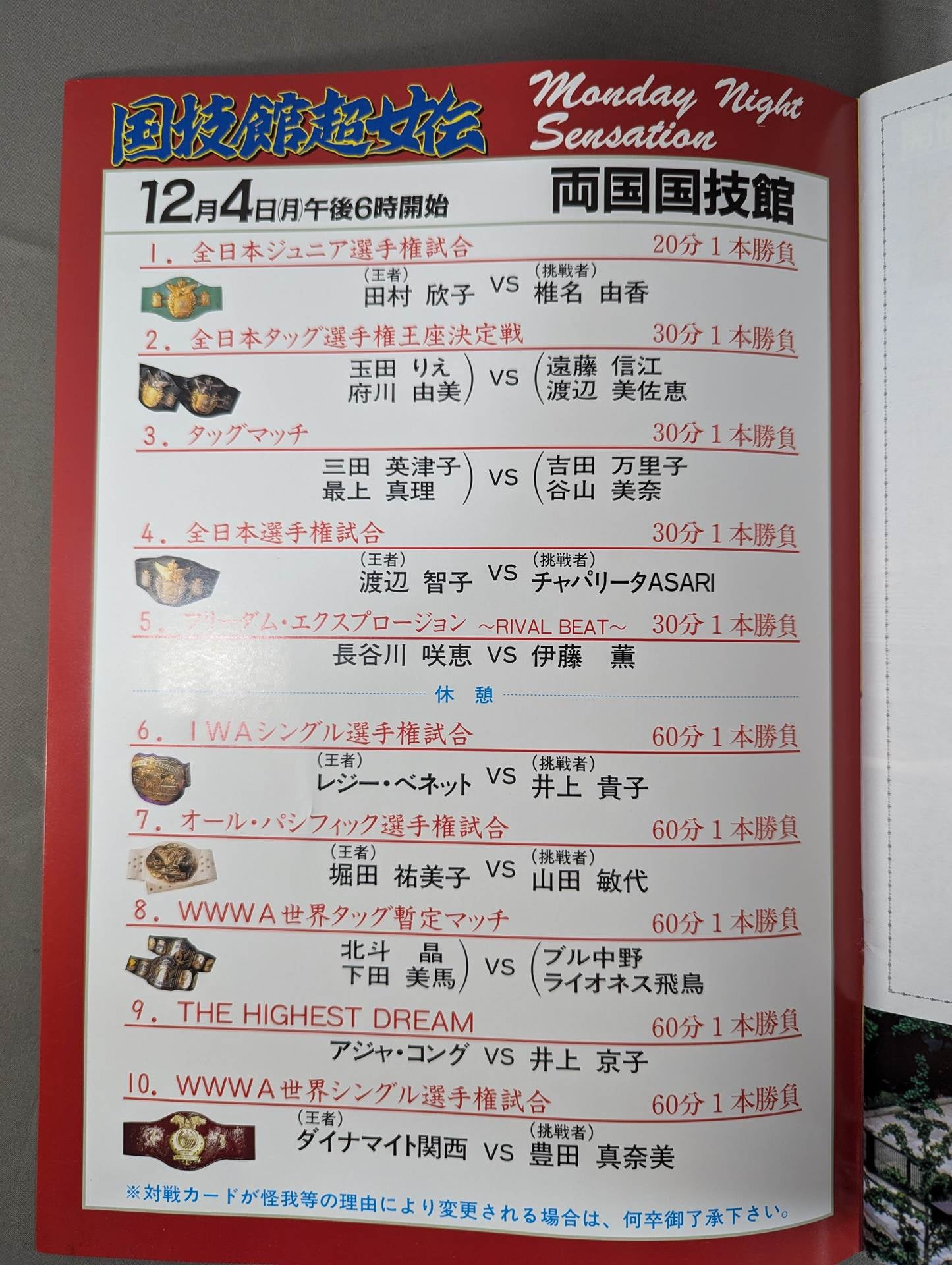 Kokugikan Super Women's Biography