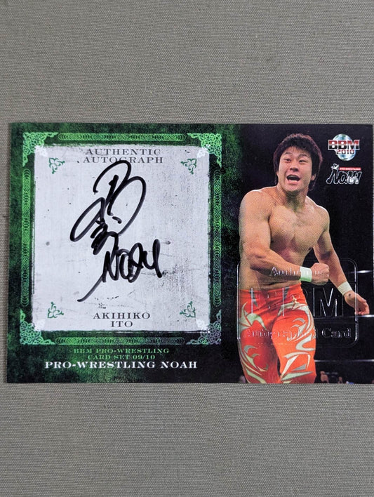 2010 BBM Asahiko Ito Official Autographed Card