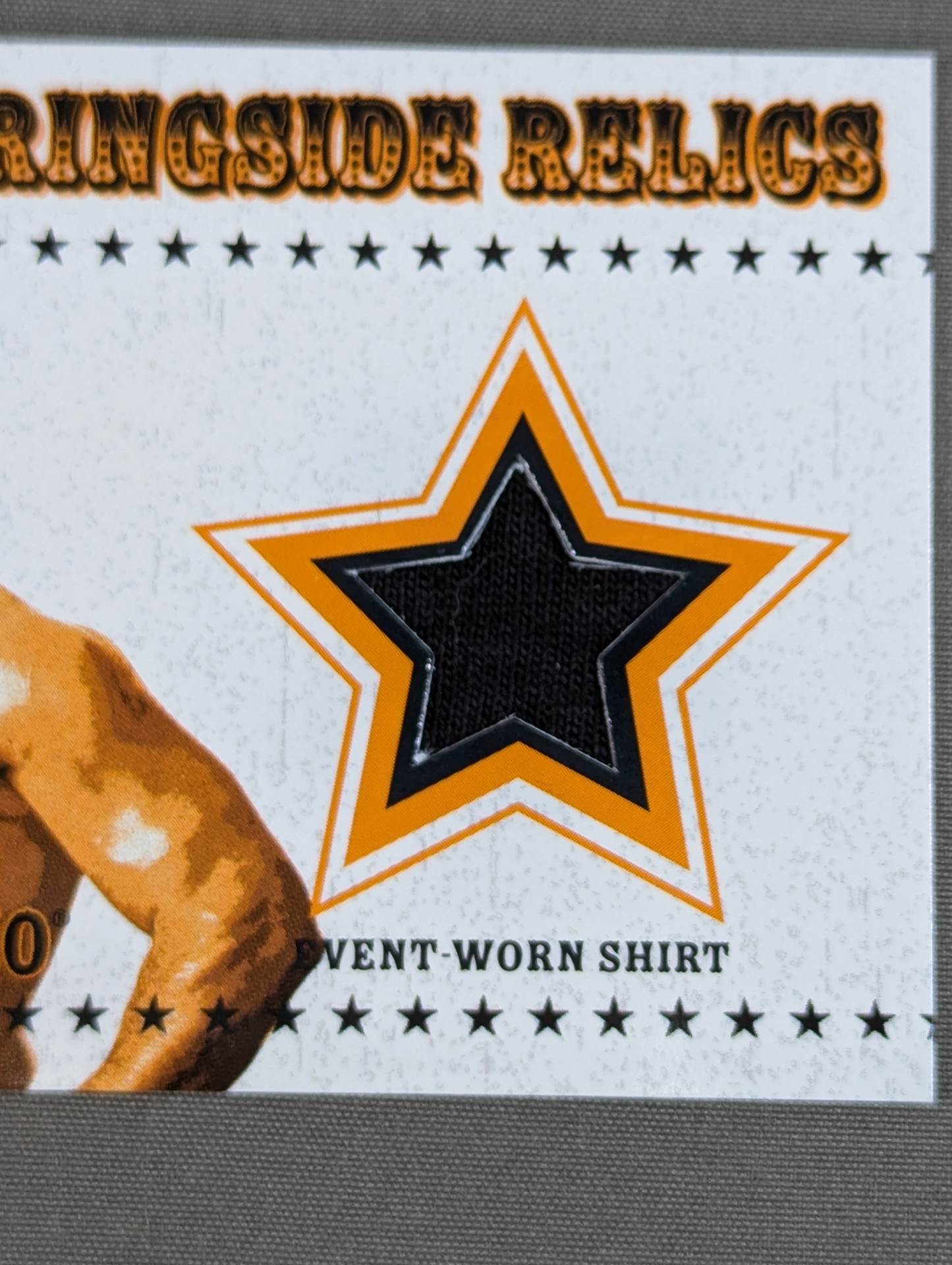2005 WWE topps Chris Jericho official relic card