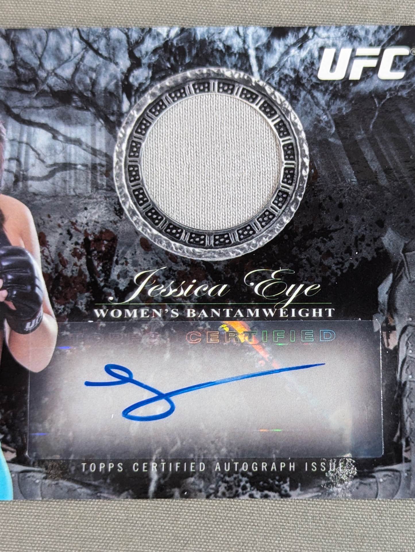 2014 UFC topps ジェシカ・アイ 公式サイン&レリックカード