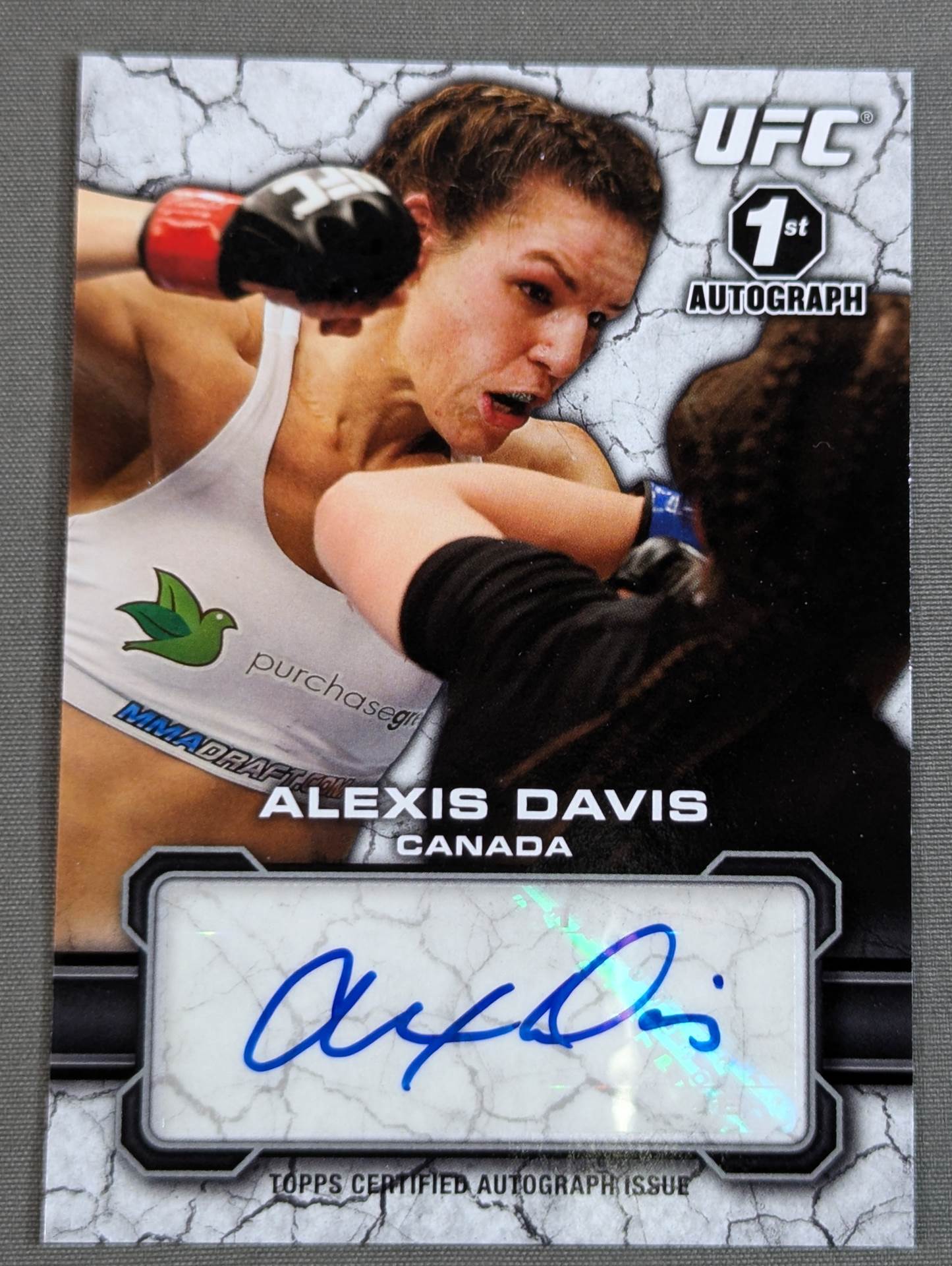 2013 UFC topps アレクシス・デイビス 公式レリックカード