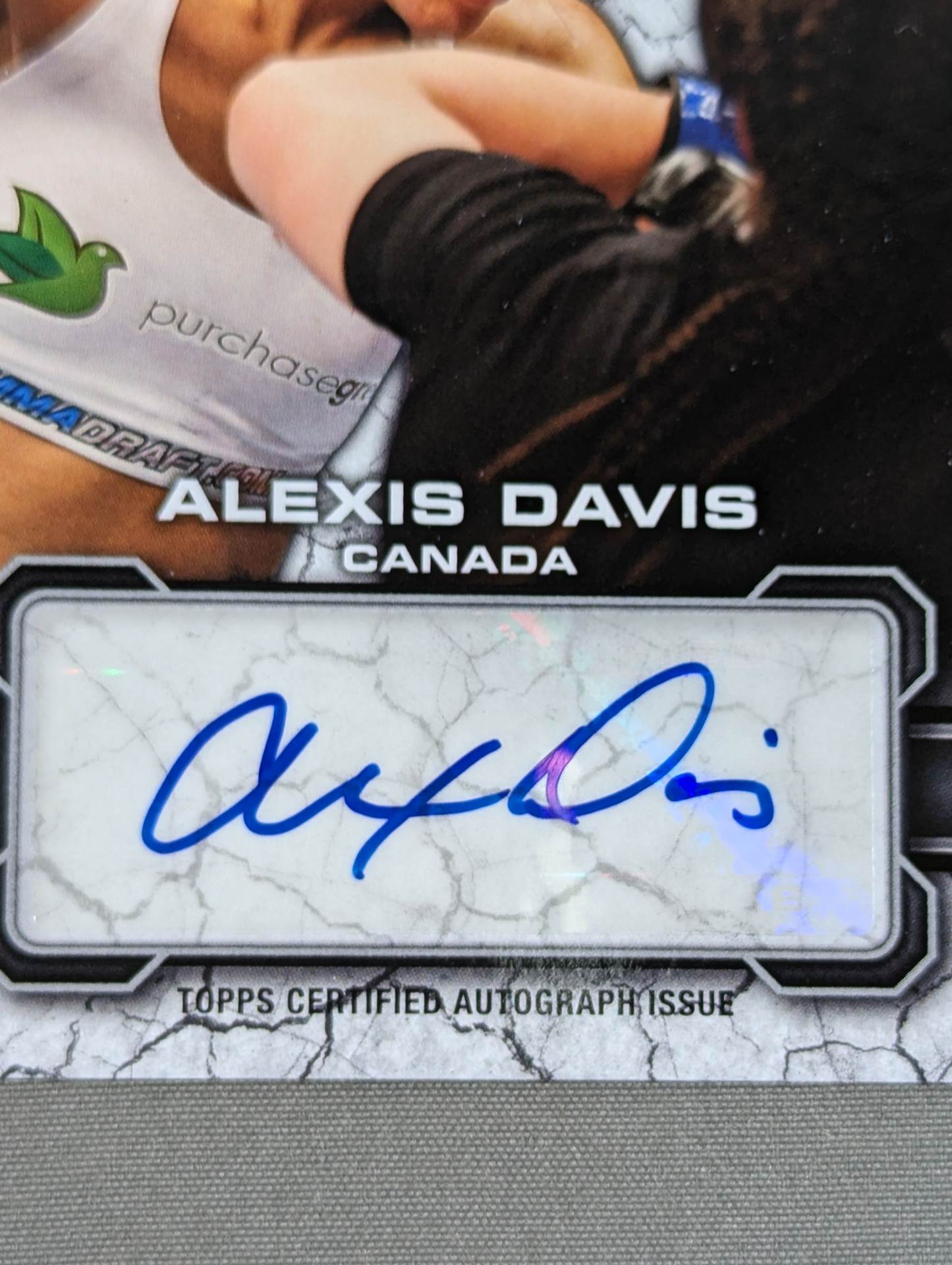 2013 UFC topps アレクシス・デイビス 公式レリックカード