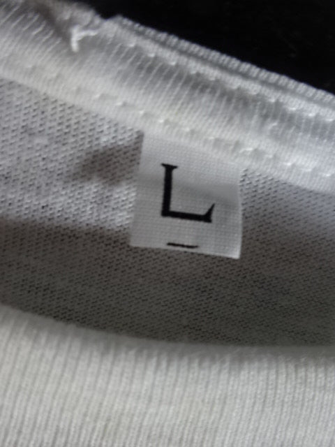 力道山 プリントサイン&手形 Tシャツ①(ホワイト)