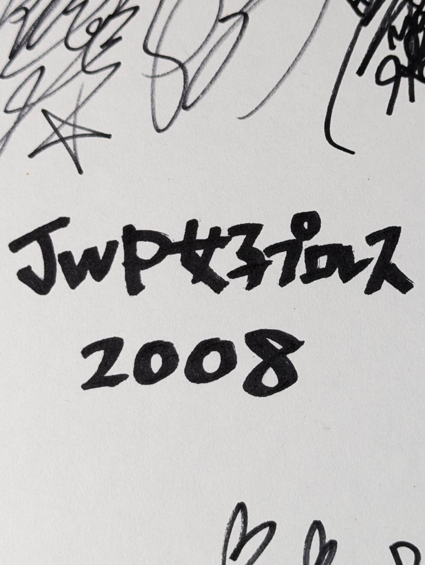 JWP女子プロレス 12名寄せ書き