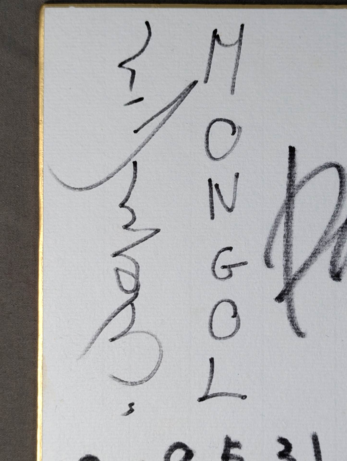 息吹 2009年5月31日・後楽園ホール大会 6名寄せ書き