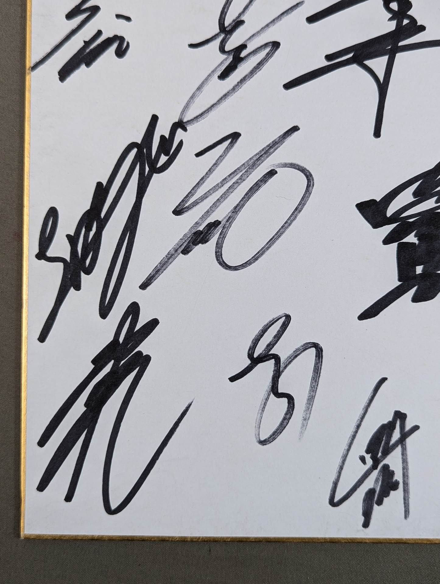 ブーテキ帽子誕生日興行 参戦23選手寄せ書き