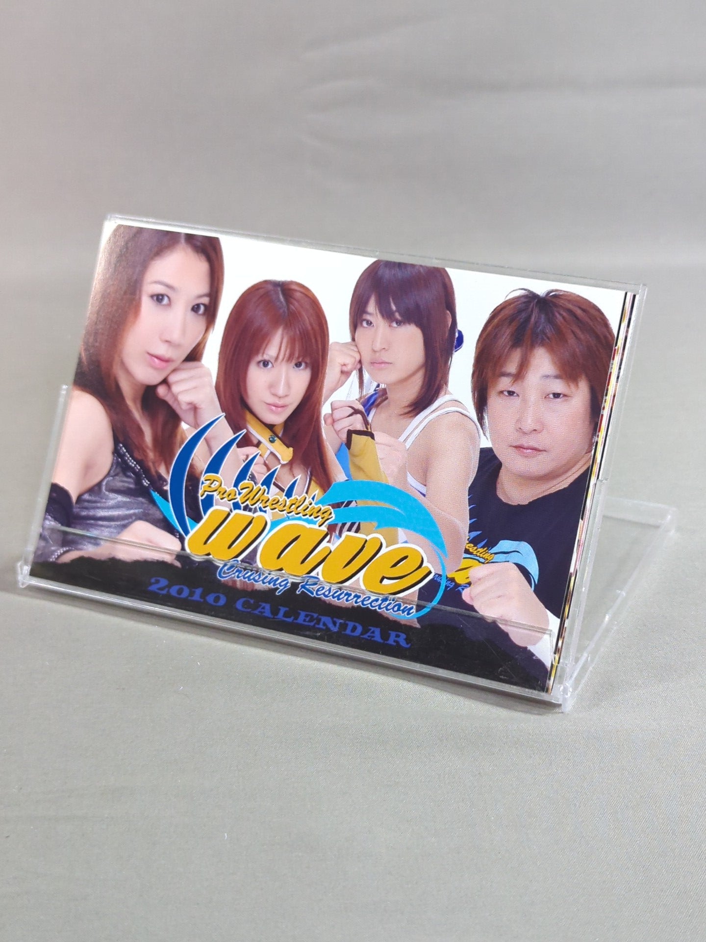 プロレスリングWAVE「2010年」卓上カレンダー